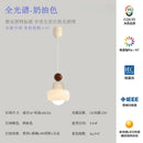 French Design Atmosphere Fashion Cream Wind Pendant Lights LED E27 Resin/Glass Hanging Lamp