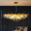 Gold Crystal Tree Branch Chandelier Modern Luxury Pendant Light by Ljojo