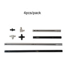 Ljojo 4pc 2-Wire Ceiling Track Rail Connector Set for LED Spotlight Rail