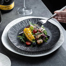 Ljojo Matte Ceramic Steak Plate Pasta Sushi Salad Molecular Cuisine Tableware