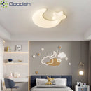 LED Moon Star Ceiling Lights for Living Room Decoration Chandelier - Ljojo