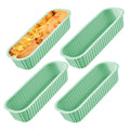 Ljojo Mini Silicone Bread Toast Mold Set - Kitchen Bakeware for DIY Baking