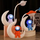 LED Astronaut Nightlight Table Lamp for Bedroom Study by Ljojo