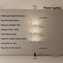 LED Minimalism Nordic Metal Floor Lamp Adjustable Modern Lighting by Ljojo