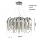Ljojo Luxury Tassels Pendant Lights Modern Chandelier for Bedroom Home Decor