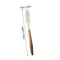 Ljojo Stainless Steel Butter Knife with Wooden Handle - Kitchen Baking Tools