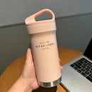 Ljojo 420ml Stainless Steel Coffee Thermos Tumbler - Portable Insulated Travel Cup