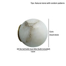 Ljojo Luxury Yellow Stone LED Wall Lamps: Modern Nordic Indoor Decor
