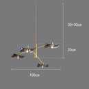 Ljojo LED Chandeliers for Modern Living Room Indoor Lighting