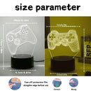 3D Game Controller Light - Birthday Gift for Children and Male Gamers - Night Light Game Decoration