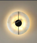 Ljojo Modern Luxury Alabaster Marble Wall Sconce | Creative Natural Copper Wall Light