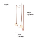 Designer Glass Ball Pendant Lamp for Living Room by Ljojo - DIY LED Lighting Decor