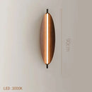 Industrial Walnut LED Pendant Lights for Living Room Decor by Ljojo