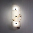 Ljojo Marble LED Wall Lamp: Copper Luxury Sconce for Bedroom Living Room