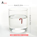 Ljojo 3D Glass Cup 400ml Cartoon Animal Christmas Theme Glass Coffee Mug