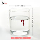 Ljojo 3D Glass Cup 400ml Cartoon Animal Christmas Theme Glass Coffee Mug