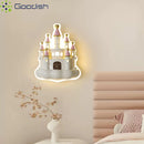 Modern Fairy Tale Castle LED Wall Lamp Creative Light for Bedroom - Ljojo