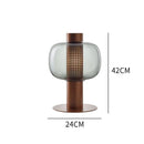 Ljojo LED Glass Table Lamp: Modern Nordic Design for Home Decor & Lighting