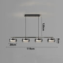 Nordic Glass LED Pendant Light for Living Dining Room Kitchen Chandelier by Ljojo