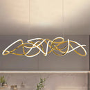 Ljojo LED Staircase Chandeliers Modern Home Decor Hanging Light Indoor Lighting