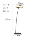 Ljojo Minimalist LED Floor Lamp for Living Room and Bedroom