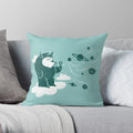 Cute Cat Decorative Pillow Case Cover for Modern Living Room Sofa by Ljojo