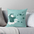 Cute Cat Decorative Pillow Case Cover for Modern Living Room Sofa by Ljojo