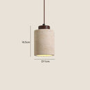 Japanese Wabi-Sabai Stone Chandelier Bedside Wire Lamp by Ljojo