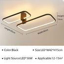 Modern Round LED Ceiling Light for Bedroom Living Room Dining Room by Ljojo