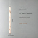 Ljojo Marble Hanging Chandelier LED Pendant Lamp for Home Decor