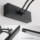 Ljojo LED Vanity Wall Lamp 40/55cm Black Sconce for Bathroom Mirror, Bedroom Waterproof