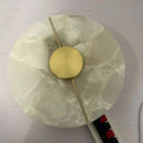 Alabaster Marble Wall Sconce Modern Gold for Bedroom Living Room Decoration by Ljojo