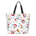 Ljojo Mickey Mouse Head Shoulder Bag - Large Capacity Stylish Women's Shopping Bag