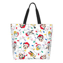 Ljojo Mickey Mouse Head Shoulder Bag - Large Capacity Stylish Women's Shopping Bag