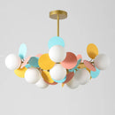 Scandinavia Glass Ball Chandelier Pendant Lamp for Bedroom Dining Room by Ljojo