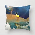 Golden Tree Forest Pillow Case by Ljojo: Car/Home Sofa Bed Decor, 45x45cm Decorative Cushion Cover