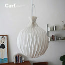 Retro Origami Pleated Chandelier for Children's Room by Ljojo