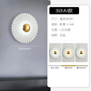Nordic Stylish LED Wall Pendant Light | Scallop Pleated Wall Lamps by Ljojo