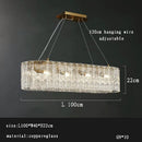 Ljojo Modern Glass Chandelier Lamp Luxury Home Decor Lighting Living Room