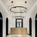 Nordic Design LED Pendant Lights: Sleek Glass Bubble Hanging Lamp by Ljojo
