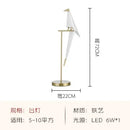 Ljojo Nordic Crane & Bird Lantern Standing Lamps | Creative Study Bedroom Decor