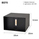 12W LED Wall Lamp Modern Indoor Lighting Aluminum Sconces for Living Room Bedroom Ljojo