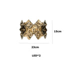 Dimmable LED Crystal Chandelier Hanging Lamp Linear Round Square For Dining Room by Ljojo.