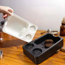 Coffee Grounds Knock Box with Tamper Pad Organizer by Ljojo - Barista Tools