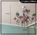 Ljojo European Style Crystal LED Pendant Light for Living Dining Room Bedroom Chandelier Fixtures