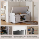 Ljojo™ Storage Bench with Cushioned Seat and Hidden Storage for Entryway and Bedroom