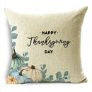 Big Blue Pumpkin Bike White Pillowcase Set for Home Decor - Ljojo