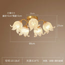 Ljojo Luxury Copper Ceiling Light Chandelier for Modern Living Room décor