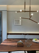 Industrial Brass Pendant Lamp Art Minimalist Lighting Fixture for Living Room by Ljojo
