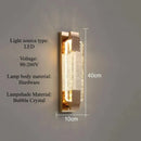 Ljojo Crystal Bubble Wall Light Modern LED Fixture for Bedroom Living Room Home Decor